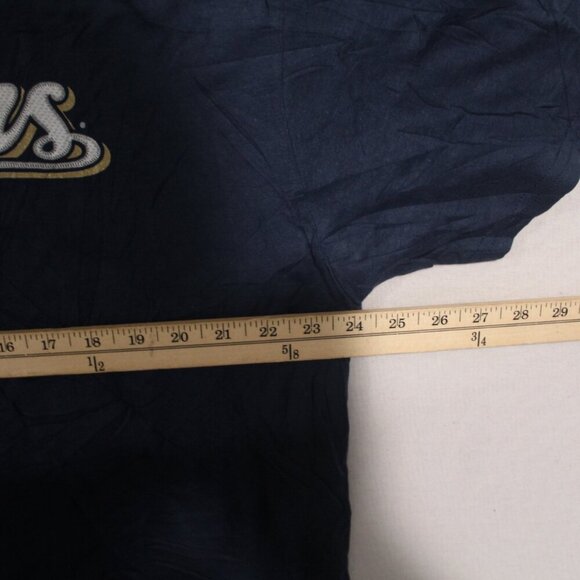 Majestic Men Blue Milwuakee Brewers Tee Shirt Cain 6 Size XL - Picture 3 of 10